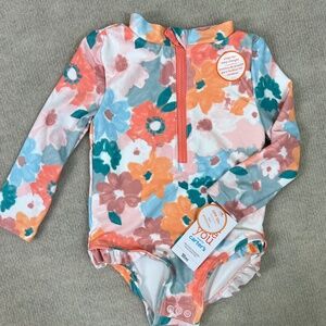Carters Infant size 18 Month long sleeve swim suit